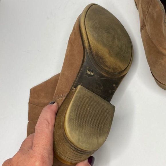 Lucky Brand Brown Suede Leather Booties‎ - Picture 5 of 5